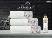 Подарочный набор полотенец La Maison с парфюмом - Rome (Turkey), 3 штуки